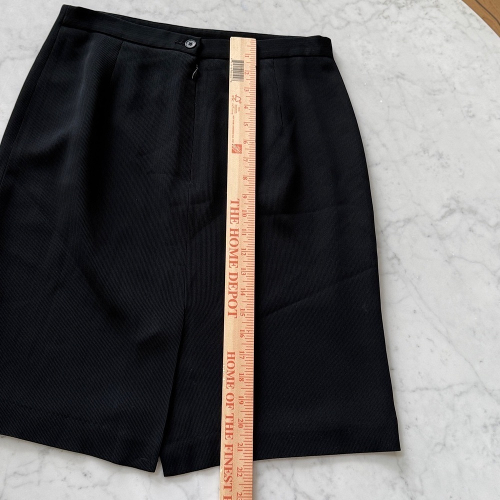 Garfield & Marks Black Pencil Skirt Womens Size 8 Knee Length Workwear - Picture 5 of 5